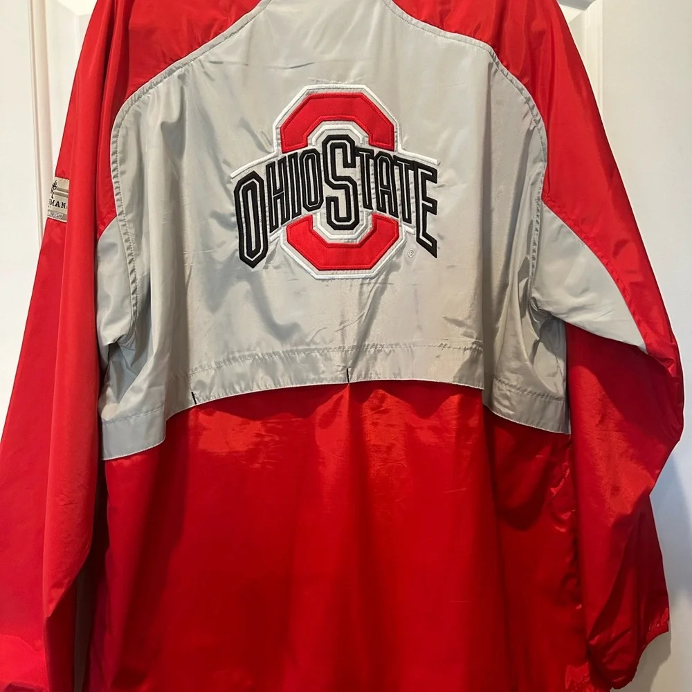 MEN’S REEBOK HEISMAN COLLECTION OHIO STATE WINDBREAKER PULLOVER. SIZE LARGE. - Picture 5 of 9